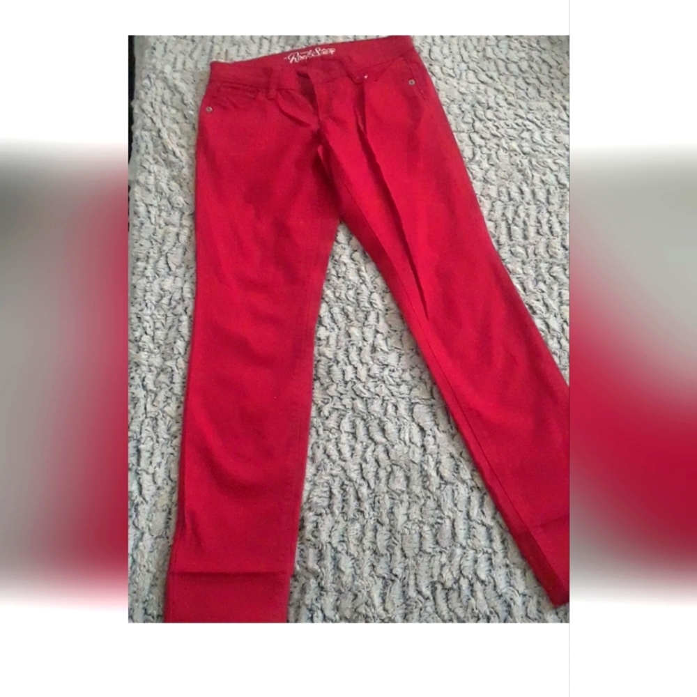 Old Navy Womens Red  Rockstar Skinny Jeans Size 4